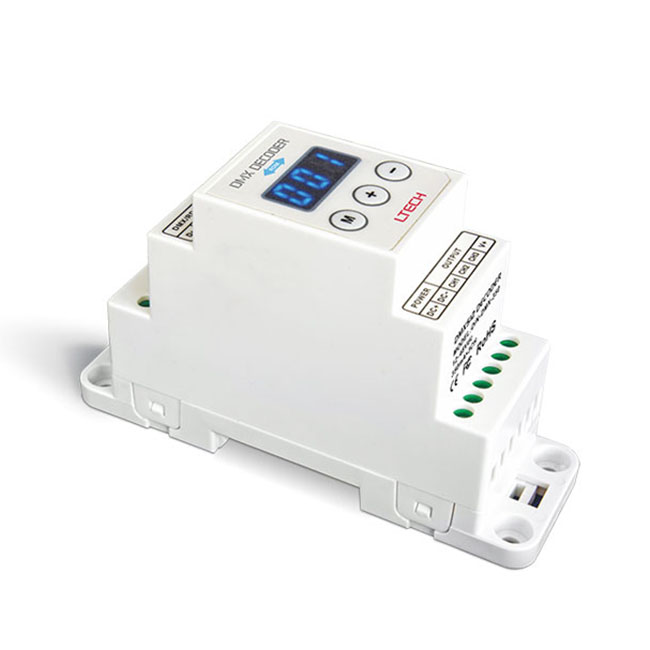 3CH CC DMX Decoder DIN-DMX-350